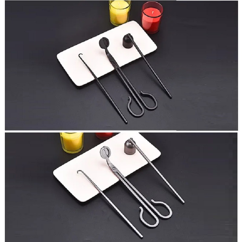 Wick Dipper Tool - ที่จุดเทียนและไส้ตะเกียงแบบพกพาทำจากสเตนเลสสตีล1ชิ้นที่ตัดไส้ตะเกียงเครื่องมือกรรไกรสำหรับคนรักเทียนที่มีกลิ่นหอม