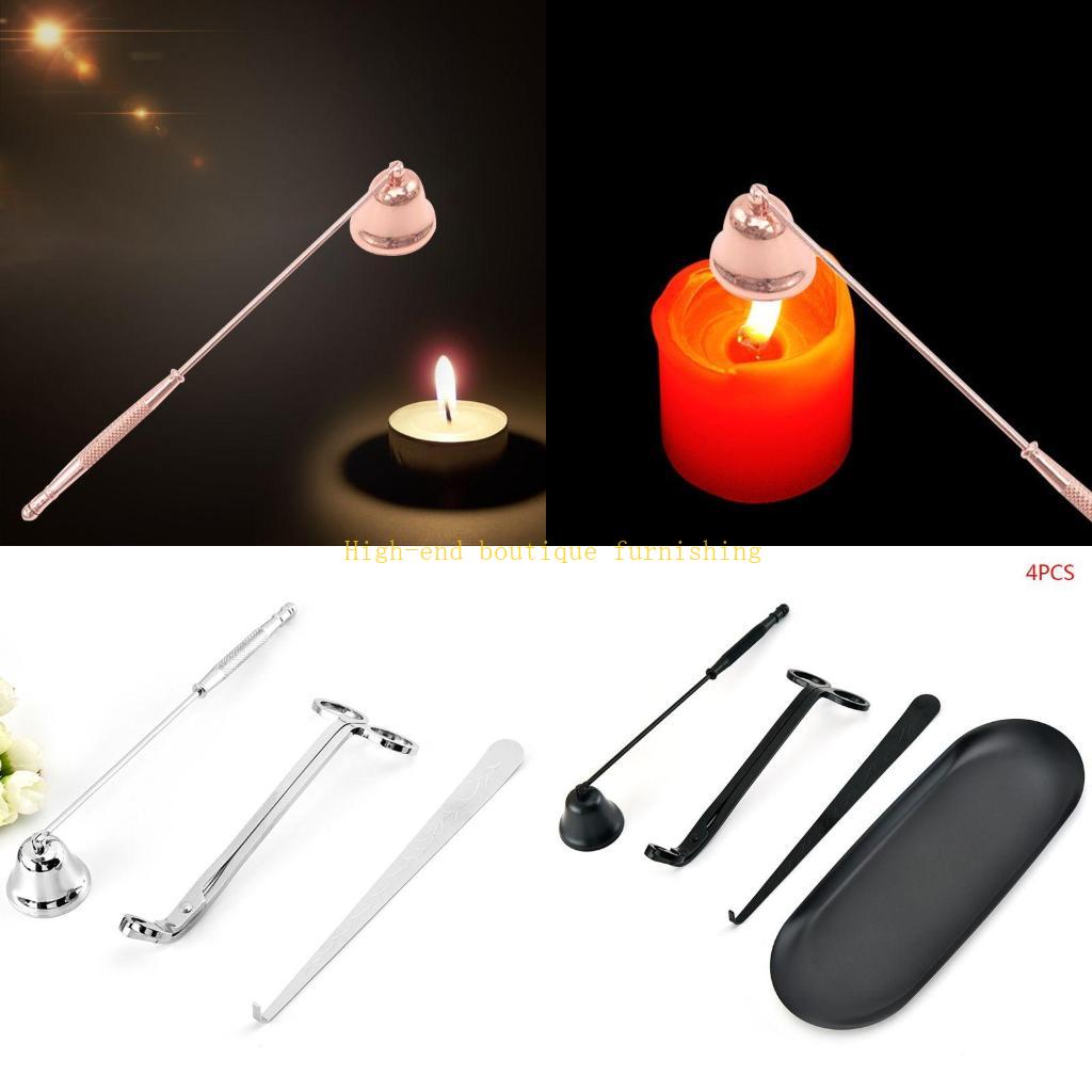 Wick Dipper Tool - L9NB 4 ชิ้นเทียนชุดอุปกรณ์เสริม Snuffer Wick Trimmer