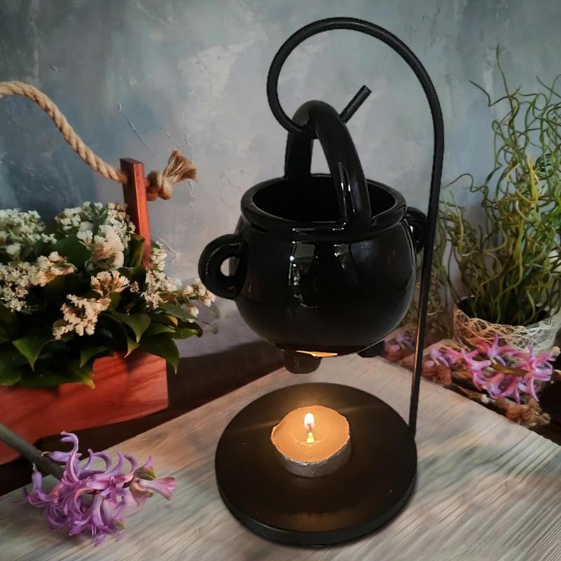แขวนหม้อWax Burnerแม่มดCaldron - Candle Supplies Essential Oils บทวิจารณ์และราคา