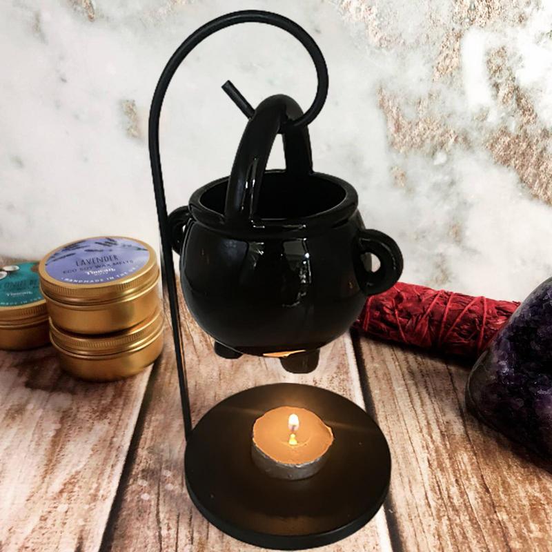 แขวนหม้อWax Burnerแม่มดCaldron - Candle Supplies Essential Oils บทวิจารณ์และราคา