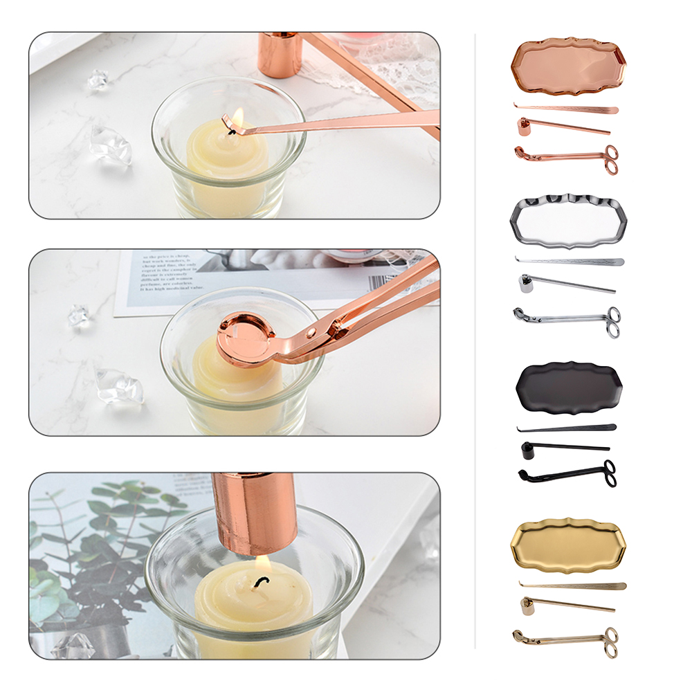 4Pcs/1kit เทียน Care ชุดทำกรรไ - Wick Dipper Tool บทวิจารณ์และราคา