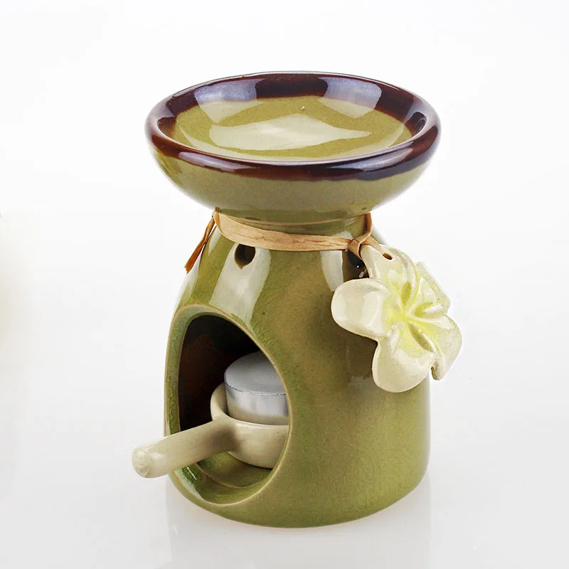เตาเผาน้ำมันหอมระเหยเซรามิกพร้ - Candle Supplies Essential Oils บทวิจารณ์และราคา