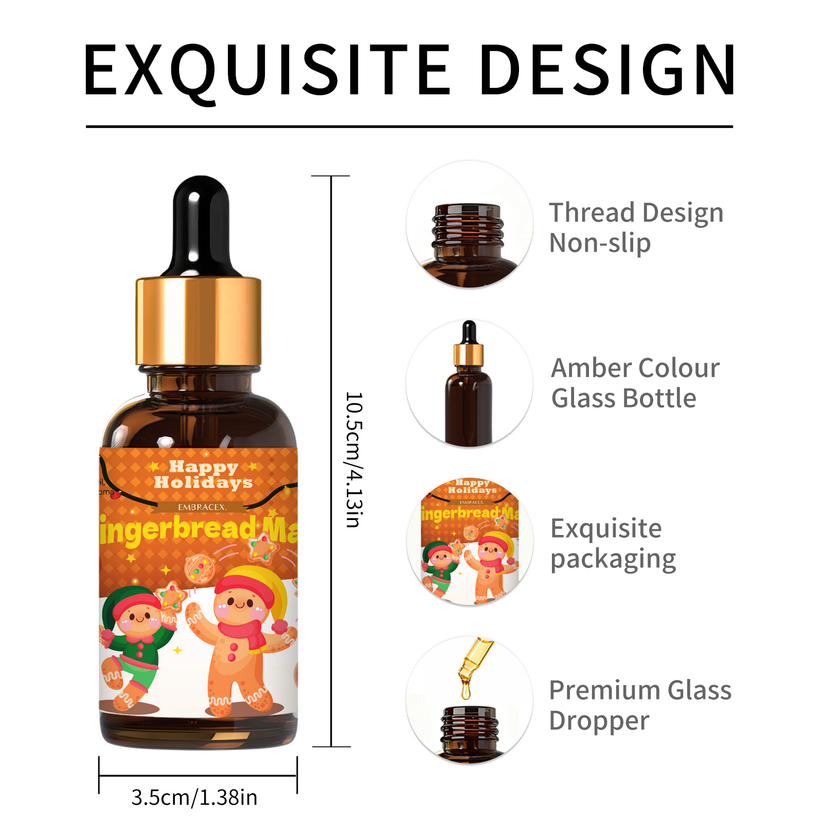 น้ำมันหอมระเหยรูปคนขนมปังขิง 3 - Candle Supplies Essential Oils บทวิจารณ์และราคา